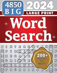 Title: BIG 4850 Word Search Large Print for Adults: 200+ Puzzles, Author: MindCookie