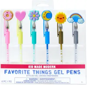 Favorite Things Gel Pens (Set of 6) by Kid Made Modern