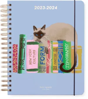 Large Cat Lover's 2024 Planner with Adorable Anime Cat-Themed
