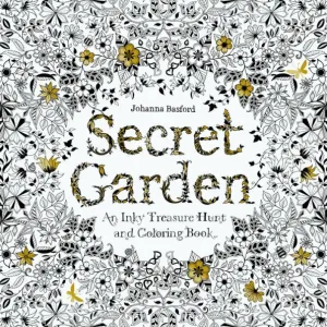 Secret Garden: An Inky Treasure Hunt and Coloring Book (For Adults