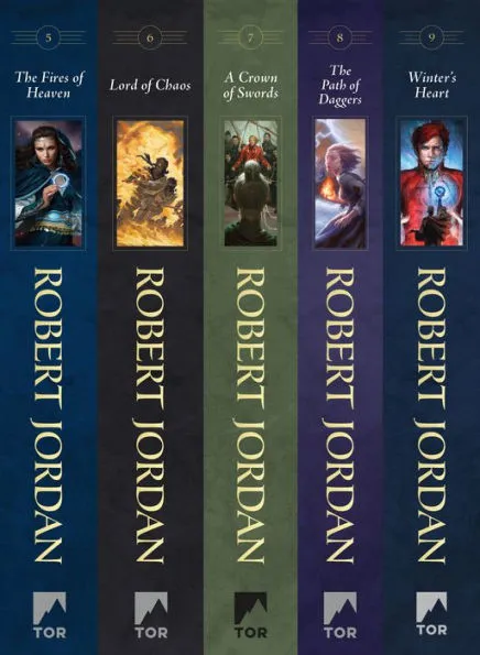 The Wheel of Time, Books 5-9: (The Fires of Heaven, Lord of Chaos, A Crown  of Swords, The Path of Daggers, Winter's Heart)|eBook