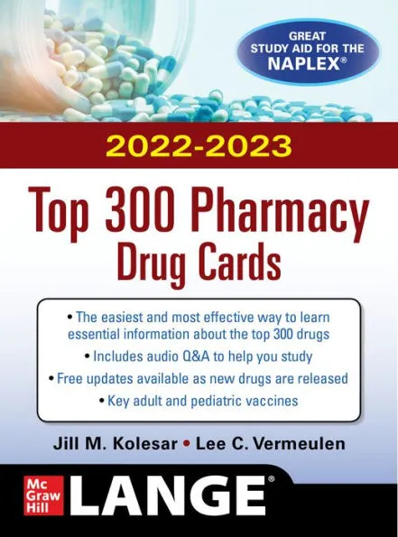 McGraw Hill's 2022/2023 Top 300 Pharmacy Drug Cards|eBook