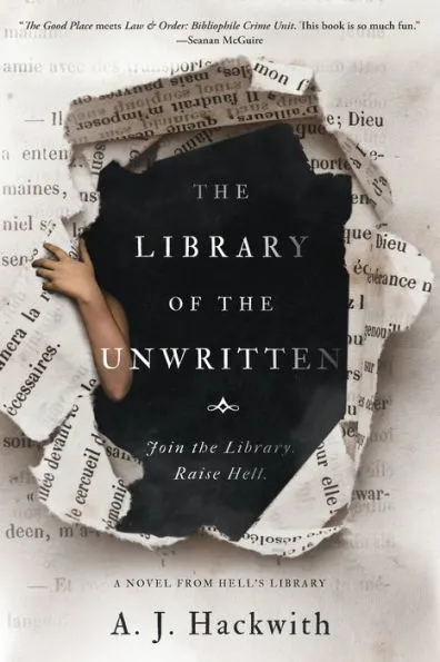 Book cover The Library of the Unwritten