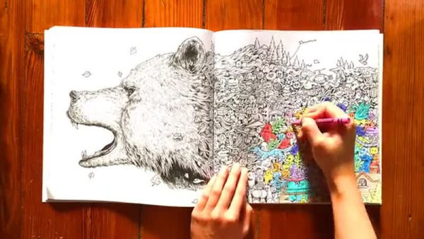 GEOMORPHIA AN EXTREME COLORING BOOK & SEARCH CHALLENGE BY KERBY ROSANES