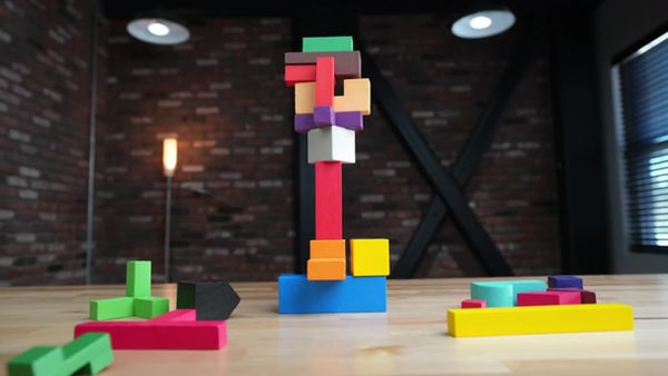 Tetris Wooden Battle Building Blocks, Social Games to Play with