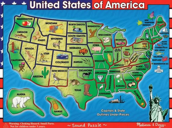 USA Map Sound Puzzle