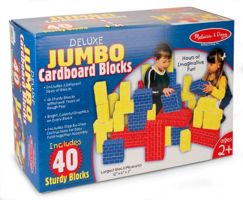 Deluxe Jumbo Cardboard Blocks (40 pc) | 772027847 | Item | Barnes & Noble®