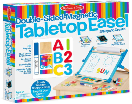 melissa and doug double sided tabletop easel