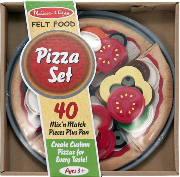 Melissa & Doug Felt Food Pizza Set