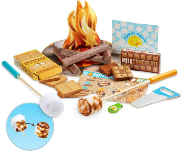 Melissa & Doug Let's Explore Campfire S'mores Play Set