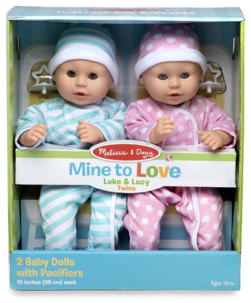 Melissa & Doug Mine to Love - Luke & Lucy Dolls