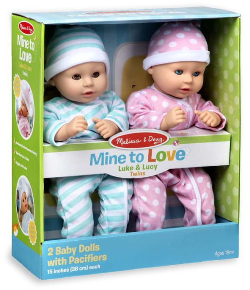 Melissa & Doug Mine to Love - Luke & Lucy Dolls