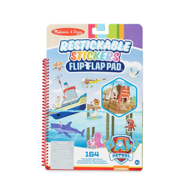 Paw Patrol Restickable Stickers Flip-Flap Pad