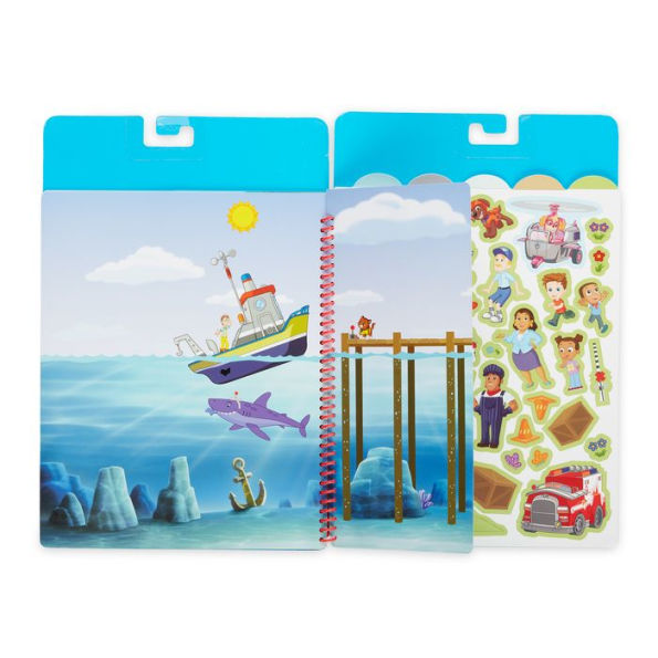 Paw Patrol Restickable Stickers Flip-Flap Pad