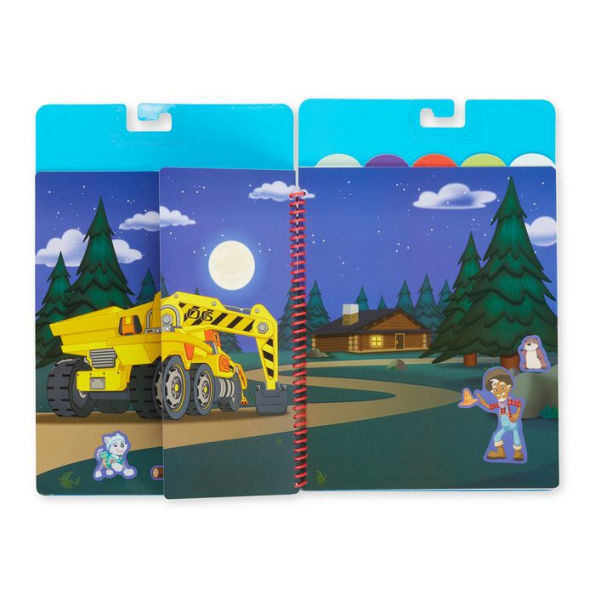 Paw Patrol Restickable Stickers Flip-Flap Pad - Ultimate Rescue