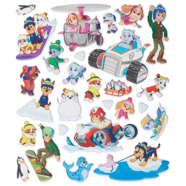 Paw Patrol Puffy Sticker Pad - Jake's Mountain