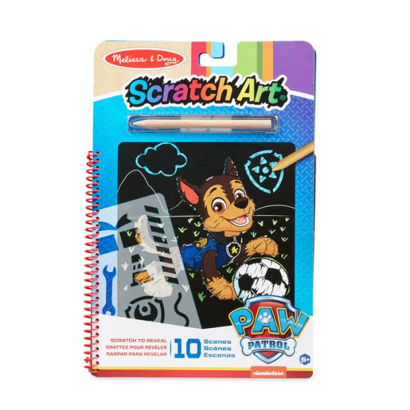 Paw Patrol Scratch Art Pad - Chase