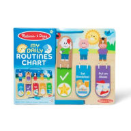 Melissa & Doug My Daily Day and Night Wooden Routines Chart Learning Toy for Boys and Girls 3+