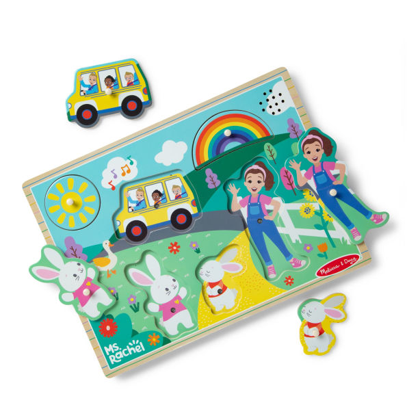 MELISSA & DOUG Ms. Rachel Sound Puzzle in Display