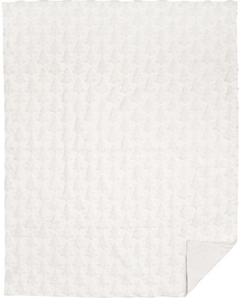 Frosted Tree Throw Blanket
