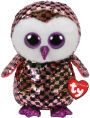 Checks - Owl Sequin Pink/Blk Medium