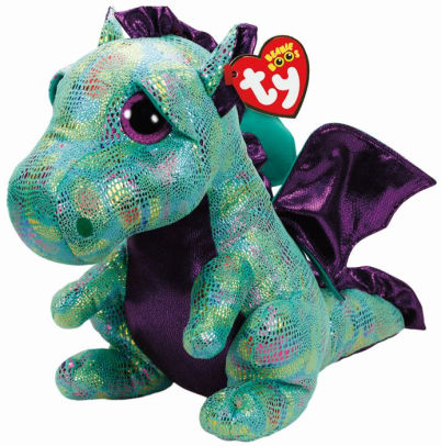 green plush dragon