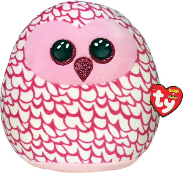PINKY - owl pink squish 14"