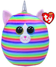 Title: HEATHER - cat rainbow squish 10