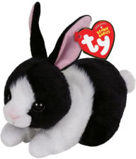 Title: Black and White Beanie Baby Bunny