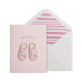 Baby Card EMBL Pink Baby Shoes