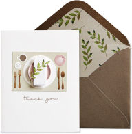 Title: Thank You Card Table Setting