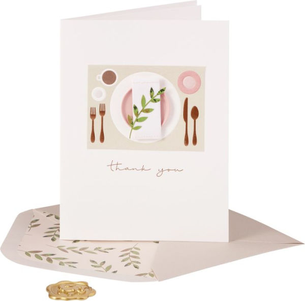 Thank You Card Table Setting