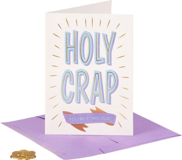 Birthday Card LTP Holy Crap Birthday