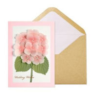 Title: Wedding Card Vellum Hydrangea Wedding Wishes