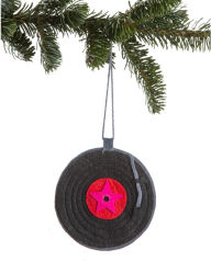 Title: Vinyl Handmade Felt Ornament