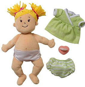 Baby Stella plush with pacifier