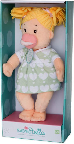 Baby Stella plush with pacifier