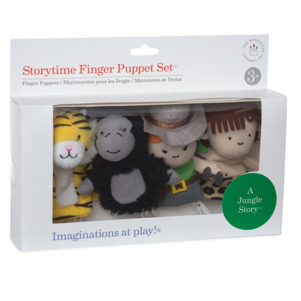 Manhattan Toy Storytime - A Jungle Story Finger Puppet Set