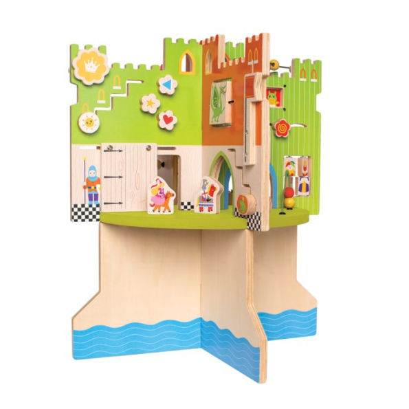 Manhattan Toy Storybook Castle Wooden Toddler Activity Center