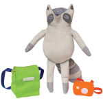 Alternative view 2 of Manhattan Toy Camp Acorn Raccoon Explorer Plush w/ Accessories