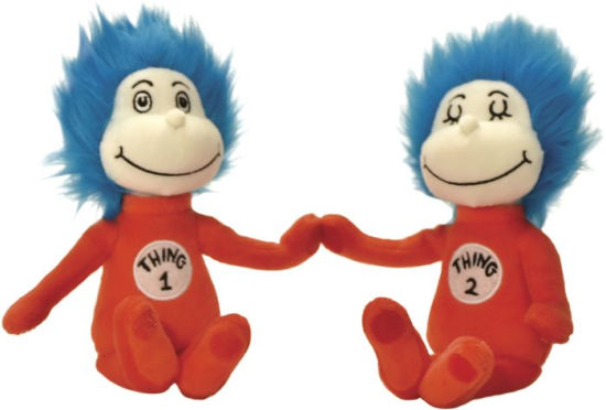 thing 1 and thing 2 stuffed animals