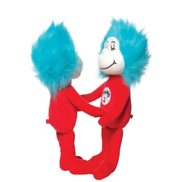 Dr. Seuss Thing 1 and Thing 2 Plush (2 pcs 1 ea)