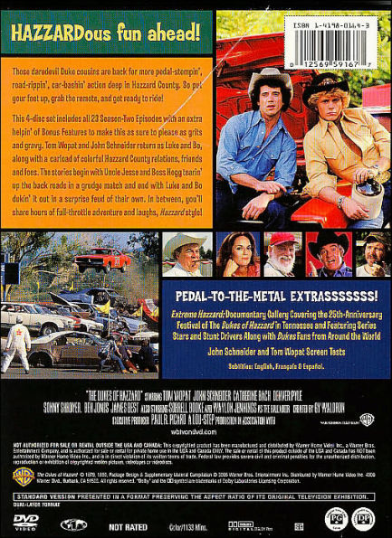 The Dukes of Hazzard: The Complete Second Season [4 Discs]