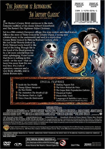 Tim Burton's Corpse Bride [WS]