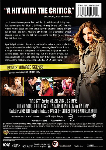 The Closer Complete Series DVD Seasons 1-7 Collection: : Kyra  Sedgwick, J. K. Simmons: Movies & TV Shows