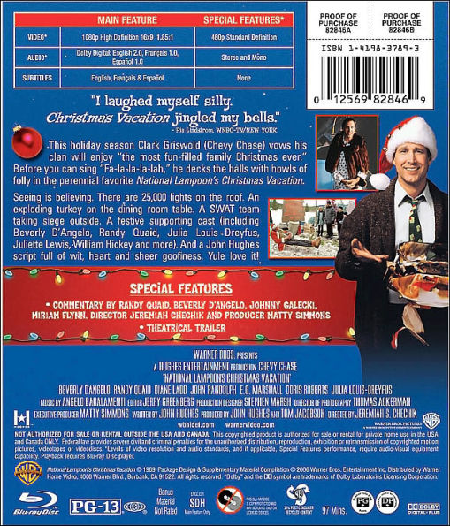 National Lampoon's Christmas Vacation [Blu-ray]