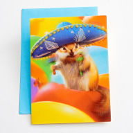 Title: Cha Cha Chipmunk Birthday Card