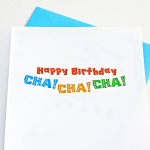 Alternative view 2 of Cha Cha Chipmunk Birthday Card