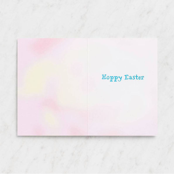 Bulldog Bunny Costume Easter Card