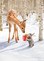 Christmas Boxed Cards Fawn And Bunny Friends